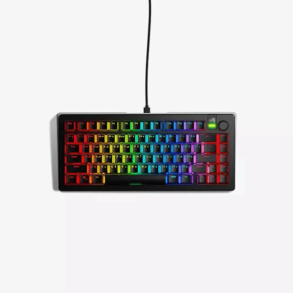 Glorious GMMK 3 75% Tenkeyless Mechanical Gaming Arabic Keyboard Black